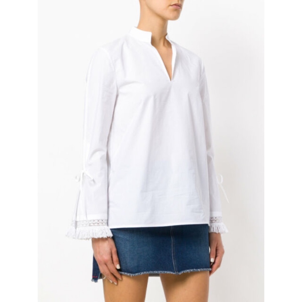 Tory Burch White Sophie Top